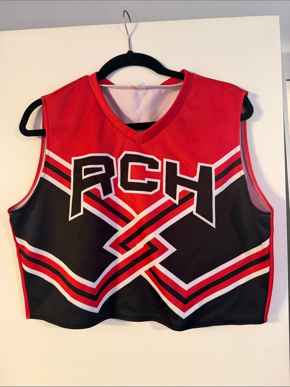 Red & Black RCH BRING IT ON Cheer Top COSTUME